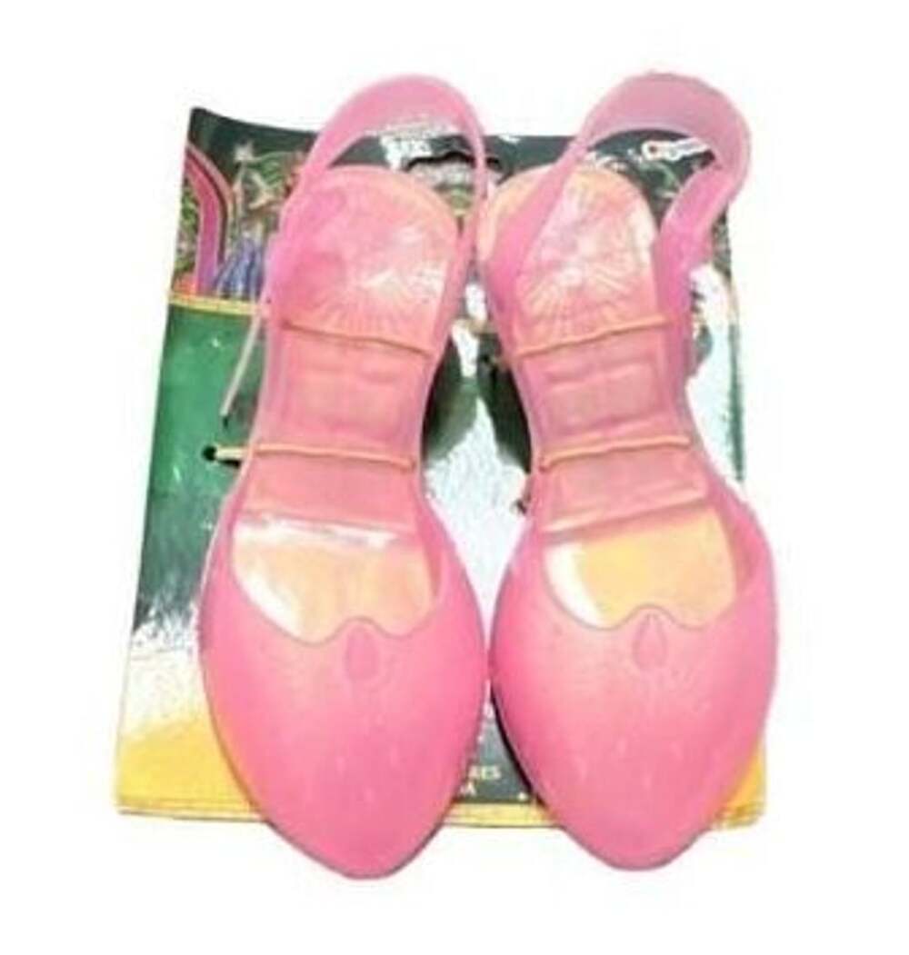 Wicked Glinda Child Light Up Pink Jelly Shoes